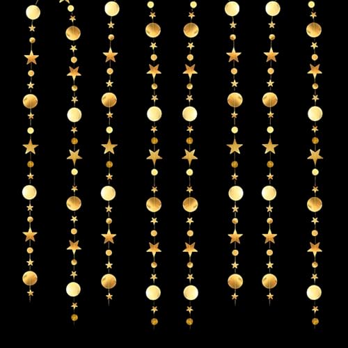 4 Stück Girlande Gold, Herz Blumensträuß Hochzeit, Party Dekoration Gold, 4 Meter Goldene Dekoration, Weihnachtsdekoration, Premium Blumensträuß Geburtstag, Hochzeit und Party von ZexJpr