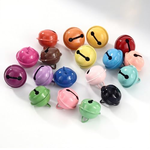 50 Stück Glöckchen Zum Basteln, 22mm Kleine Glöckchen, Ideal Für Handwerk, Schmuckherstellung Und Haustieraccessoires von ZexJpr