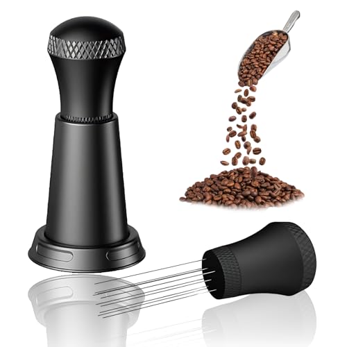 WDT Tool, Siebträger Zubehör für Barista, Espresso Nadel für Kaffee Zubehör, 45 x 95mm Schwarz, Ideal für Espresso-Verteilungswerkzeug von ZexJpr