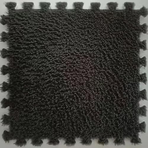 Zeyeo 28 Stück 12" X 12" X 1cm Weiche Plüsch-Fußmatten Aus Ineinandergreifendem Schaumstoff Mit Rändern Für Das Spielzimmer Zu Hause(Gray2) von Zeyeo