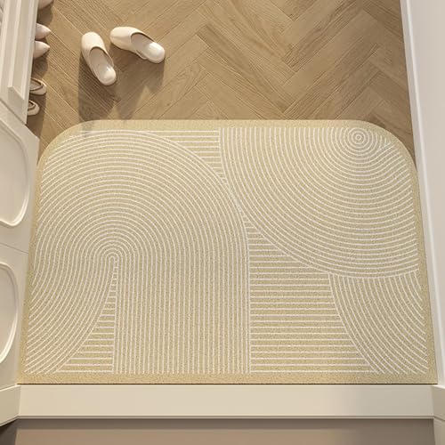 Zeyeo Fußmatte Für Den Eingangsbereich, Leichtes, Luxuriöses Drahtring-Design, Schmutzabsorbierende, Abriebfeste Bodenmatte Für Den Innen- Und Außenbereich(Style 4) von Zeyeo