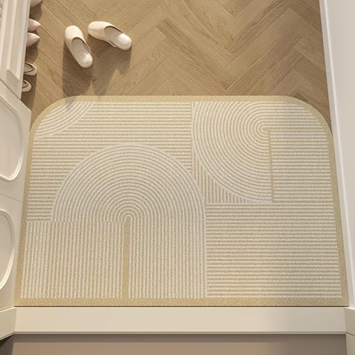 Zeyeo Fußmatte Für Den Eingangsbereich, Leichtes, Luxuriöses Drahtring-Design, Schmutzabsorbierende, Abriebfeste Bodenmatte Für Den Innen- Und Außenbereich(Style 5) von Zeyeo