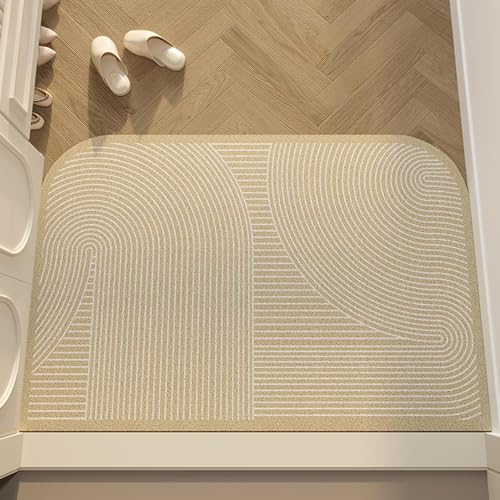 Zeyeo Fußmatte Für Den Eingangsbereich, Leichtes, Luxuriöses Drahtring-Design, Schmutzabsorbierende, Abriebfeste Bodenmatte Für Den Innen- Und Außenbereich(Style 6) von Zeyeo