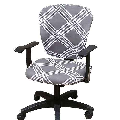 Zeyeo Geteilter Bürostuhl-Schonbezug – Weicher, Dehnbarer Gaming-/Chefstuhl-Bezug, Universeller Computerstuhl-Schutz(2) von Zeyeo