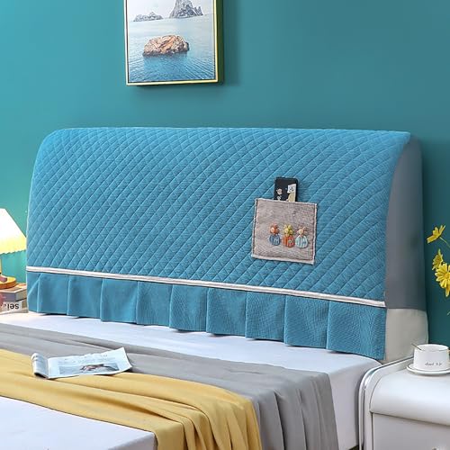 Zeyeo Kopfteilbezüge Für Mädchenzimmer – Polsterbezüge Für Doppelbetten, Queen-Size-Betten Und King-Size-Betten, Dicke, Waschbare Schonbezüge(Green,47in) von Zeyeo