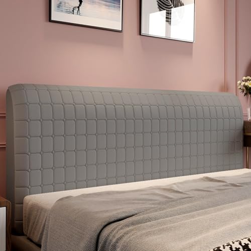 Zeyeo Samt Verdicken Bett Kopfteil Abdeckung Gesteppte Stretch Staubdicht Schutz Für Volle Königin Cal König(L,200cm/78.7in) von Zeyeo
