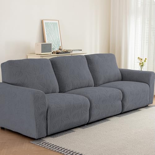 Zeyeo Stretch-Jacquard-Liegestuhl-Schonbezug, Weicher Möbelschutz Für Lazy Boy-Stühle, Haustierfreundliches Geteiltes Design(Darkgray,Chaise Longue) von Zeyeo