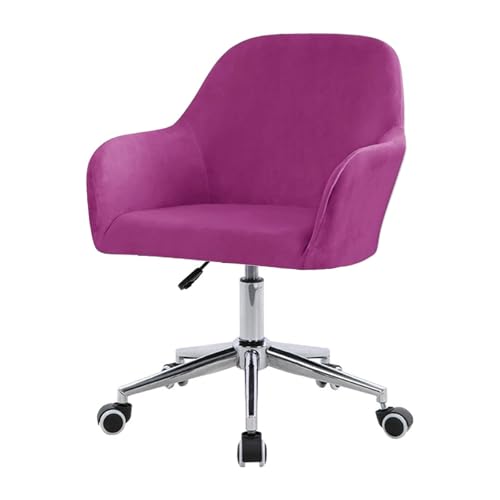 Zeyeo Velvet Office Chair Slipcover with Arms,Cover Chair for Vanity,Modern Office Computer Chair Protector,Stretch Wingback Dining Chair Cover Protector for Home Kitchen Living Room(S,6Pcs) von Zeyeo