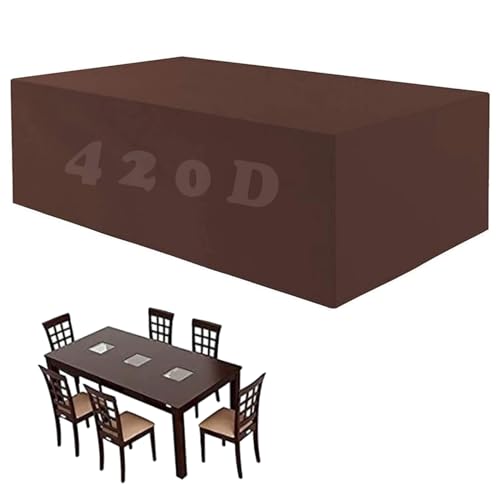 Zeyeo wasserdichte 61 "x 37" X 28 "Rechteck Terrasse Möbel Abdeckung Heavy Duty Für Sektional(BLUK,24" L x 24" W x 24" H) von Zeyeo