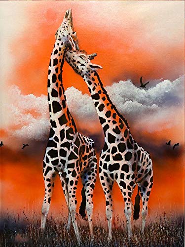 Zeyevan Diamond Painting Giraffe, 5D DIY Diamant Painting Tier Kit, Diamant Malerei Strass Kristallmalerei Kreuzstich Kunsthandwerk 30x40 cm Zeyevan Diamond Painting Giraffe, 5D DIY Diamant Painting Tier Kit, Diamant Malerei Strass Kristallmalerei Kreuzstich Kunsthandwerk 30x40 cm von Zeyevan