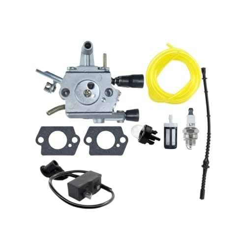 ZfOvvRe C1q-s83 Vergaser Fit for Rasenmäher FS250 Fs120 Fs200 Fs250 Fs300 Fs350 ​​Fr350 Fs300 Trimmer(C1Q-S83 Set) von ZfOvvRe