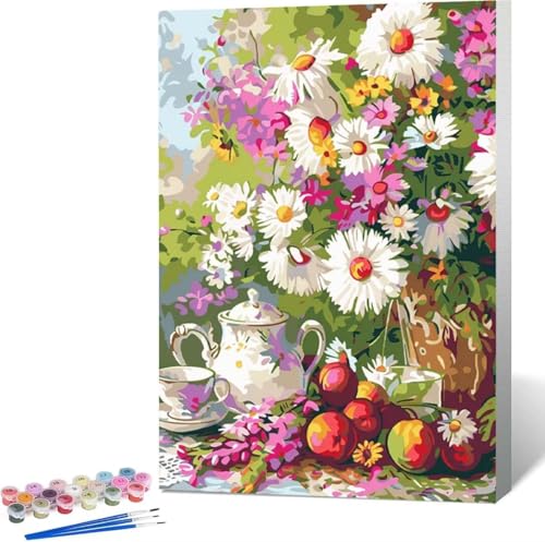 Blume Malen Nach Zahlen Obst Malen Nach Zahlen Erwachsene Rahmenlos Paint by Numbers Kit, DIY Malen Nach Zahlen Kinder mit Pinseln und Acrylfarben Painting, Geschenke und Heimdekoration 40x50 cm 5-Z Blume Malen Nach Zahlen Obst Malen Nach Zahlen Erwachsene Rahmenlos Paint by Numbers Kit, DIY Malen Nach Zahlen Kinder mit Pinseln und Acrylfarben Painting, Geschenke und Heimdekoration 40x50 cm 5-Z von Zgcoyeo