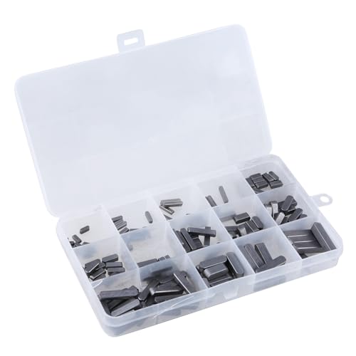 140 Stück 3 mm, 4 mm, 5 mm, 6,0 mm, runde Enden, Parallelwellen, Ersatzschlüssel-Sortiment, langlebig von Zgehnao