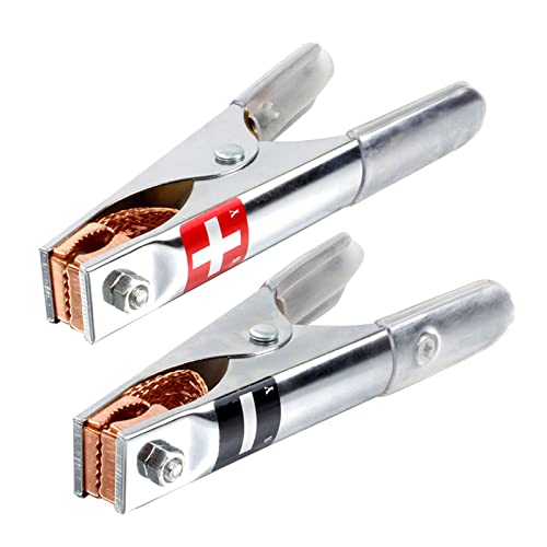2PCS Auto Batterie Kupfer Überzug Krokodil Clip Große Größe 17CM Batterie Feuer Kabel Clip Hohe Qualität Krokodil Clip von Zgehnao