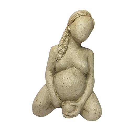Figur Schwangere Ornamente Mutter Statuen Wohnkultur Miniaturfiguren Harz Frauen Statuen Figuren Muttertag von Zgehnao