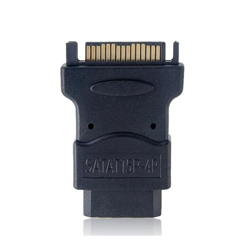 Zgehnao 15Pin Stecker Auf Große 4Pin Buchse Adapter Hard Power Connector von Zgehnao