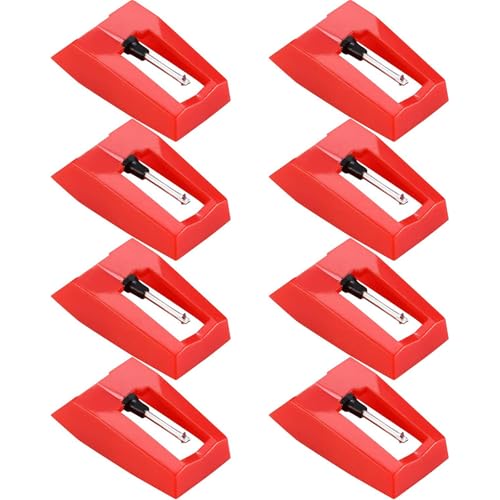 Zgehnao 8Pcs Vinyls Plattenspieler Verbesserte Plattenspieler Stifte Ersatz Phonographen von Zgehnao