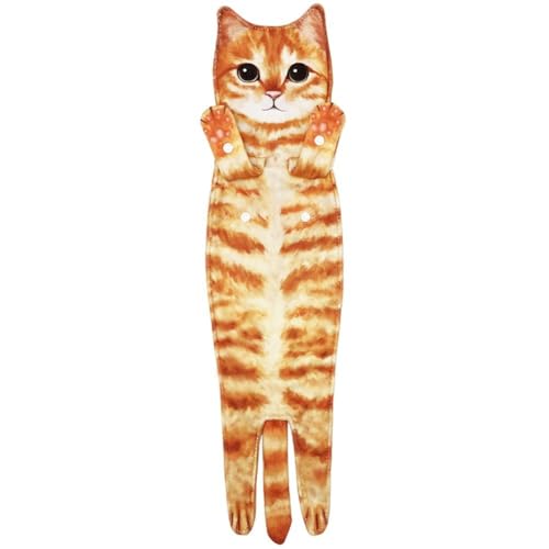 Lustige Handtücher Katzenmotiv, Aufhängeschlaufe, Niedliches Katzen-küchentuch, Heimdekoration, Weiches Handtuch Zum Aufhängen, Badezimmerhandtuch Für Zuhause Lustige Handtücher Katzenmotiv, Aufhängeschlaufe, Niedliches Katzen-küchentuch, Heimdekoration, Weiches Handtuch Zum Aufhängen, Badezimmerhandtuch Für Zuhause von Zghhc