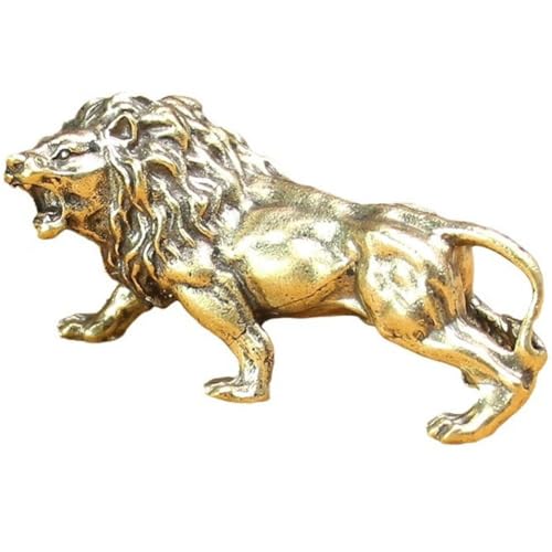 Zghhc 1 Stück Chinesische Feng Shui Messing Löwe Statue Figuren Antike Tierskulptur Für Home Office Tischdekoration Sammlerstücke Einweihungsgeschenk Zghhc 1 Stück Chinesische Feng Shui Messing Löwe Statue Figuren Antike Tierskulptur Für Home Office Tischdekoration Sammlerstücke Einweihungsgeschenk von Zghhc