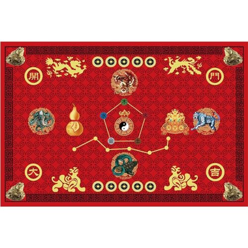 Zghhc 1pc rutschfeste Fußmatte Seven Star Nine Luck Fußmatte Tai Indoor und Outdoor Bodenmatte Eingangsteppich von Zghhc