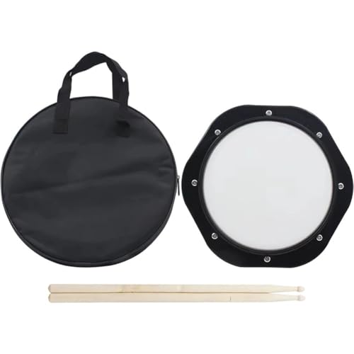 Zghhc 1set Drum Practice Pad 1 Paar Drumsticks Silent Practice Drum Pad Drum Musical Percussion Trainingsinstrumente von Zghhc