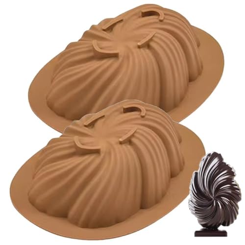 Zghhc 2 Teile/Satz 3D Osterei Schokoladenform Easy-Release Ostern Backformen Niedliche Süße Formen Ostern DIY Silikon Ei Schokoladenform von Zghhc
