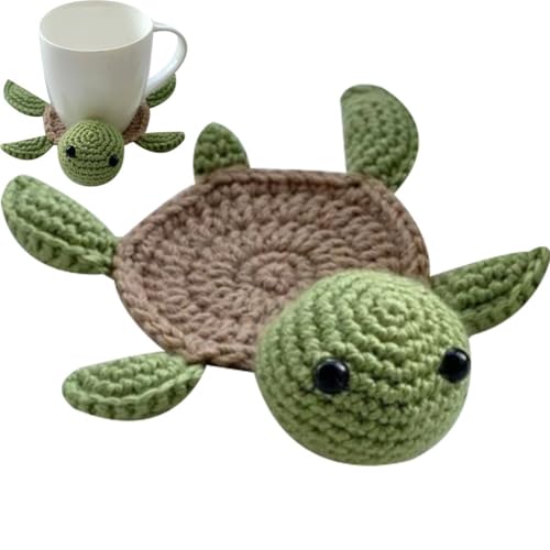 Zghhc Gehäkelter Untersetzer, Niedliche Schildkrötenform, Getränkebecher, Tassenmatte, Wärmeisolierende Tassenmatte, Teetassenmatte Für Tisch- Und Schreibtischdekoration Zghhc Gehäkelter Untersetzer, Niedliche Schildkrötenform, Getränkebecher, Tassenmatte, Wärmeisolierende Tassenmatte, Teetassenmatte Für Tisch- Und Schreibtischdekoration von Zghhc