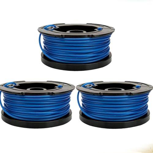 3er-Pack Rasentrimmerfaden, 1 Ersatzspulenkappe, kompatibel mit Black & Decker Reflex Rasentrimmern 3er-Pack Rasentrimmerfaden, 1 Ersatzspulenkappe, kompatibel mit Black & Decker Reflex Rasentrimmern von Zguziji