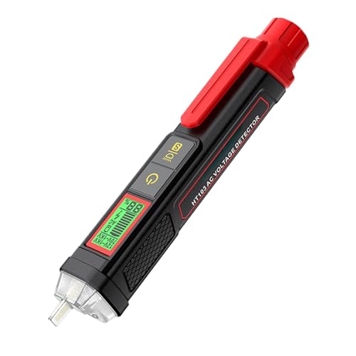Zhadyu Elektrischer Spannungsprüfer,Intelligenter Spannungsdetektor-Stift Für Stromkreise - Kompaktes Elektro-Testgerät Mit LCD-Digitaldisplay Für Haushalt Und Industrielle Anwendungen von Zhadyu
