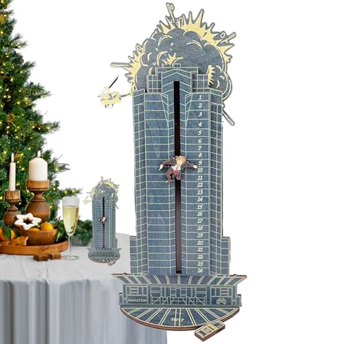 Zhadyu Weihnachts Adventskalender Holzschild | 24-Tägiger Countdown bis Weihnachten in Holz als Tischdekoration - Lustige Saisonale Deko Mittelpunkt Für Groß Und Klein Zhadyu Weihnachts Adventskalender Holzschild | 24-Tägiger Countdown bis Weihnachten in Holz als Tischdekoration - Lustige Saisonale Deko Mittelpunkt Für Groß Und Klein von Zhadyu