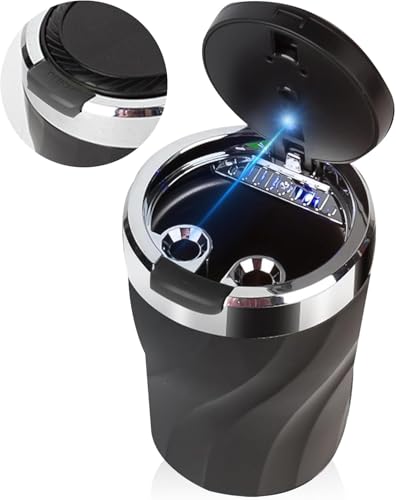 ZhangJW Auto Aschenbecher mit Deckel für Renault Twingo 3 III 2014-2022, LED Rauchfrei Klein Autoaschenbecher mit Leucht, Zigarette Auto-Aschenbecher mit Blauer LED-Lichtanzeige ZhangJW Auto Aschenbecher mit Deckel für Renault Twingo 3 III 2014-2022, LED Rauchfrei Klein Autoaschenbecher mit Leucht, Zigarette Auto-Aschenbecher mit Blauer LED-Lichtanzeige von ZhangJW