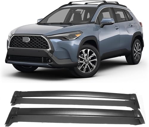 ZhangJW Querträger Dachträger für Toyota Corolla Cross 2020-2024,Aluminium-Dachreling Querträger mit Anti-Diebstahl-Schloss Geringer Windwiderstand ZhangJW Querträger Dachträger für Toyota Corolla Cross 2020-2024,Aluminium-Dachreling Querträger mit Anti-Diebstahl-Schloss Geringer Windwiderstand von ZhangJW