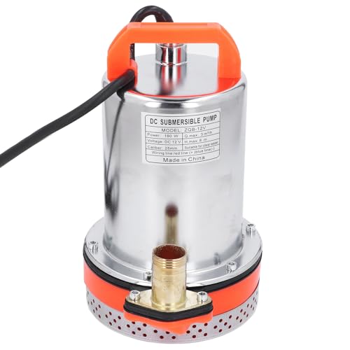 Zhangpu 12 V Solar Tauchpumpe 180W 1 Zoll Auslass 8m Lift Sonnenwasserpumpen für Bewässerungsgarten von Zhangpu