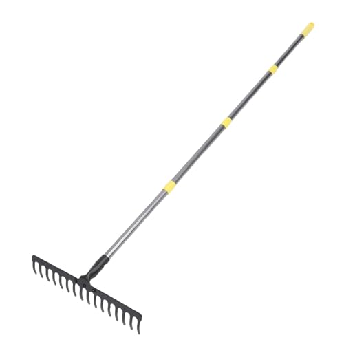 Zhangpu 17 Zinken Gartenharke 165cm Länge Heavy Duty Metall Hofrechen Bogenharke für Lockerung Nivellierung Boden Blätter Gras Jäten Zhangpu 17 Zinken Gartenharke 165cm Länge Heavy Duty Metall Hofrechen Bogenharke für Lockerung Nivellierung Boden Blätter Gras Jäten von Zhangpu