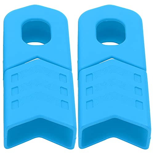 Zhangpu 4 Stück Bike Kurbel Schutz Kurbelgarnitur Kappen Silikon DH FR AM XC Bike Kurbel Arm Boot Abdeckungen (Blau) von Zhangpu