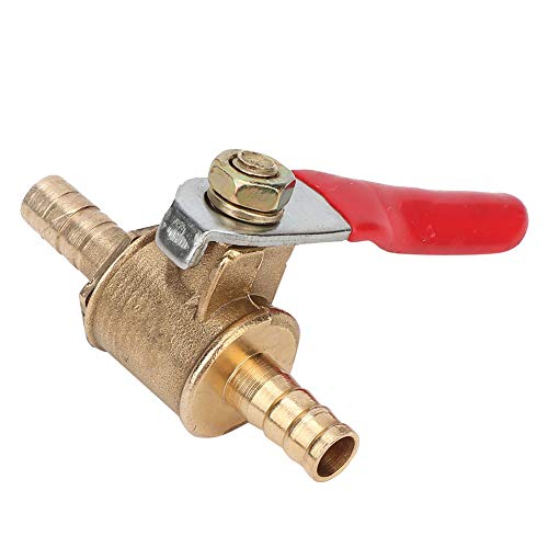 Zhangpu 5 Stücke Kugel Ventil Luftrohr Messing Doppelbach -Stecker -Kugelventil -Rohr -Rohrbeschläge (6 mm) von Zhangpu