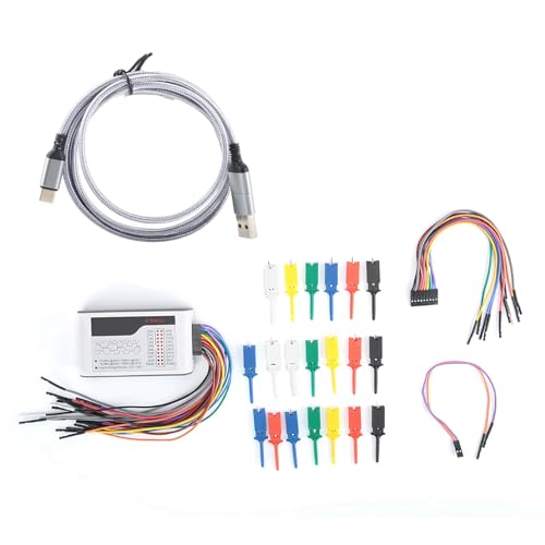 Zhangpu Digital Logic Analyzer 100m Probenrate 16 Kanäle Einstellbarer Schwellenwert PWM -Ausgang von Zhangpu