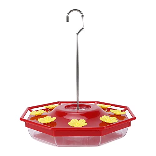 Zhangpu Hummingbird -Feeder 16oz Hanging Leckock -Vogel -Feeder mit 8 Fütterungshäfen für den Außengartenhof von Zhangpu