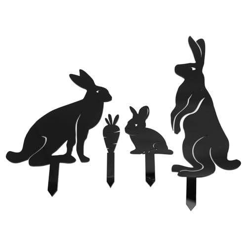 Zhangpu Metall Rabbit Stakes Bunny Tier Karottengarten Dekorative Statue Yard Rasen Innenhof Im Freien Außendekoration von Zhangpu