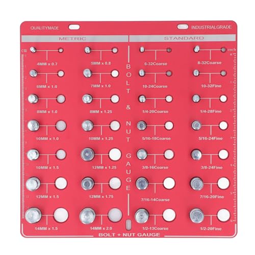 Zhangpu Nuss- und Bolzengewinde -Prüfer 7.9x7.9in Identifikator -Messgeräte Aluminiumlegierung Easy Operation Genauige Lineal -Anzeige für Garage Zhangpu Nuss- und Bolzengewinde -Prüfer 7.9x7.9in Identifikator -Messgeräte Aluminiumlegierung Easy Operation Genauige Lineal -Anzeige für Garage von Zhangpu