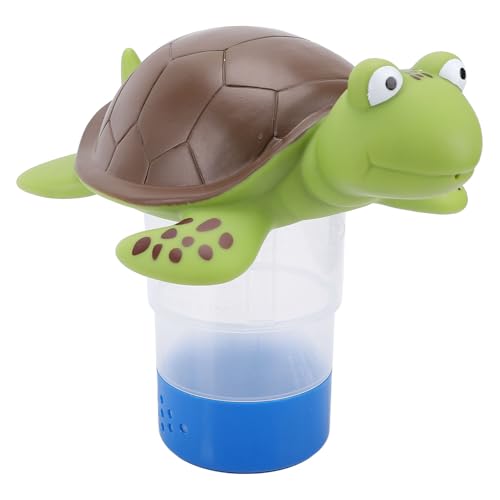 Zhangpu Schwimmender Chlorinator -Spender PVC Niedliche Schildkröte Design Pool Tablet Spender Chlorinator Korb Floater für Pool von Zhangpu