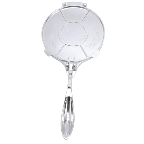 Zhangpu Tortilla Press 8 Im Kocher Aluminiumlegierung Teig Ausdünnen Multifunktional Küchen Utensil Werkzeug Tortilla Press (Silber) von Zhangpu
