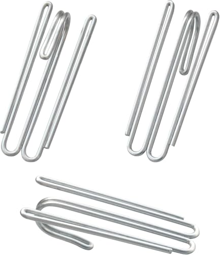 Zhangsiyu 40 Stück Vorhangfaltenhaken aus Metall, starke Tragfähigkeit und dauerhafte Nutzung von Zhangsiyu