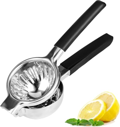 Zhangsiyu Zitronenpresse Übergroße Zitronenpresse Manuelle Entsafter Edelstahl 304 Griff Quetschwerkzeug von Zhangsiyu