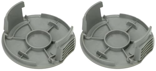 Zhanhai 1/2/4/6 Stück Spulenabdeckung passend für Bosch Easygrass Cut 18-230 18-26 18-260 23 26 Rasentrimmer-Ersatzzubehör, Teil F016F05320-1 (2 Stück) von Zhanhai