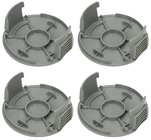 Zhanhai 1/2/4/6 Stück Spulenabdeckung passend für Bosch Easygrass Cut 18-230 18-26 18-260 23 26 Rasentrimmer-Ersatzzubehör, Teil F016F05320-1 (4 Stück) von Zhanhai