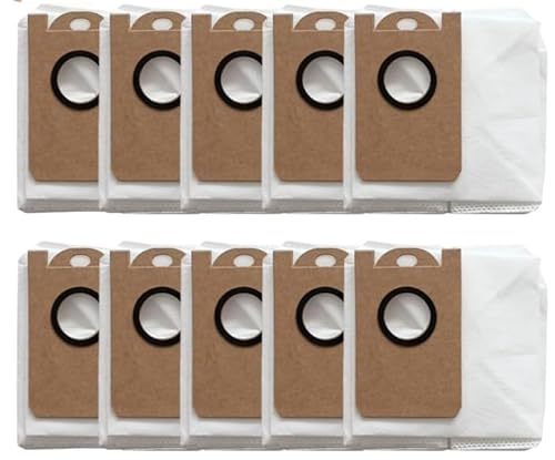 Zhanhai 4/10 Stück große Kapazität Staubbeutel passend für Ultenic für TS/TS1/T10 Pro Roboter-Staubsauger, Ersatzzubehör (10 Stück) von Zhanhai