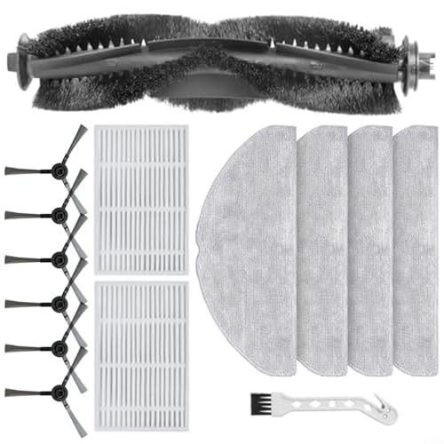 Zhanhai Ersatz-Hauptbürste, Seitenbürste, Wischmopp-Filter-Set, passend für Vyzzle D10, Laresar, L10, ILIFE V20 Roboter-Staubsauger Zhanhai Ersatz-Hauptbürste, Seitenbürste, Wischmopp-Filter-Set, passend für Vyzzle D10, Laresar, L10, ILIFE V20 Roboter-Staubsauger von Zhanhai