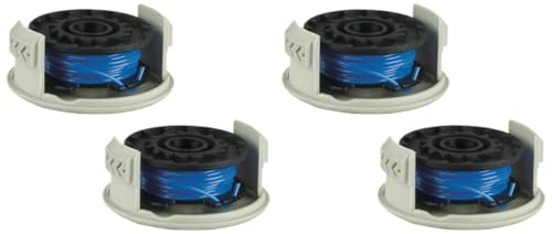 Zhanhai Rasentrimmer-Spule und Schnurabdeckung, passend für Ryobi RAC124 18 Volt + Razor OLT/RLT 1830 1831 Trimmer-Ersatzteile (4 Stück) von Zhanhai