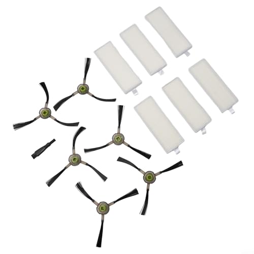 Zhanhai Seitenbürstenfilter-Set passend für OKP Life K2/K3/K4/K5/M210/M210S/M210B/M213 Staubsauger-Ersatzzubehör, 6 Seitenbürsten, 6 Filter, 1 Reinigungsbürsten Zhanhai Seitenbürstenfilter-Set passend für OKP Life K2/K3/K4/K5/M210/M210S/M210B/M213 Staubsauger-Ersatzzubehör, 6 Seitenbürsten, 6 Filter, 1 Reinigungsbürsten von Zhanhai